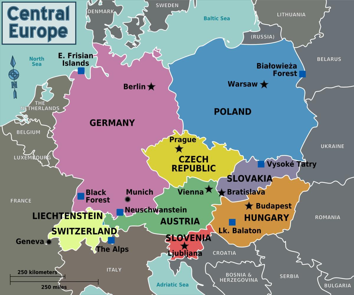 karta över schwarzwald och schweiz 