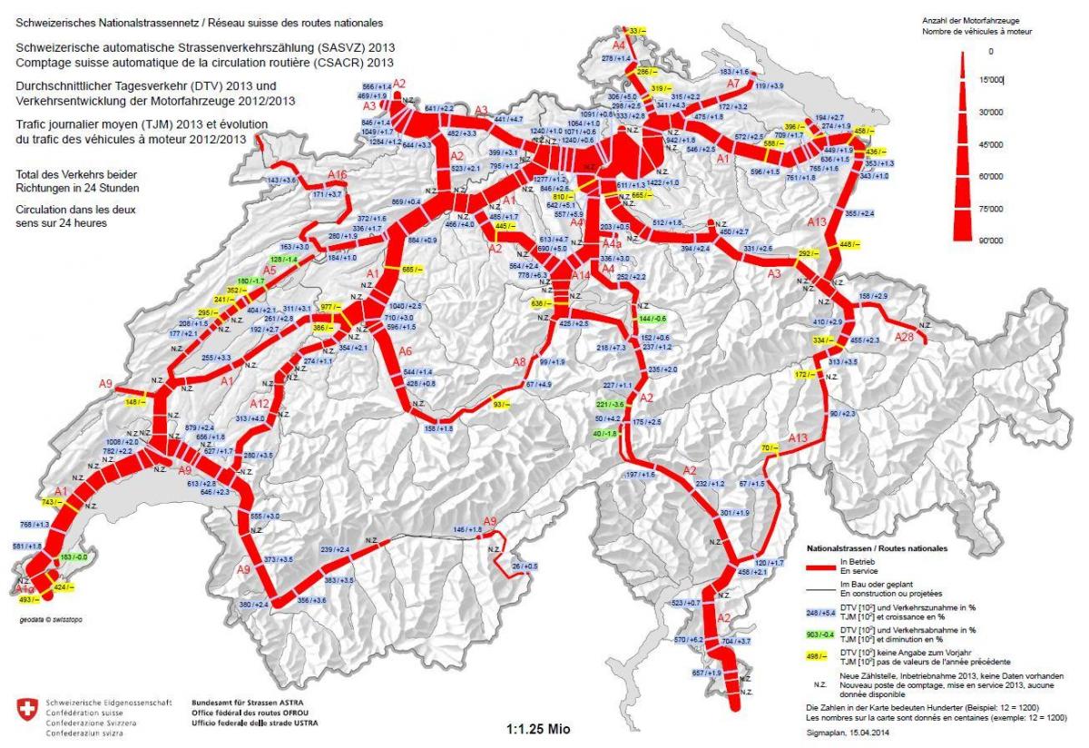 karta över schweiz vinjett