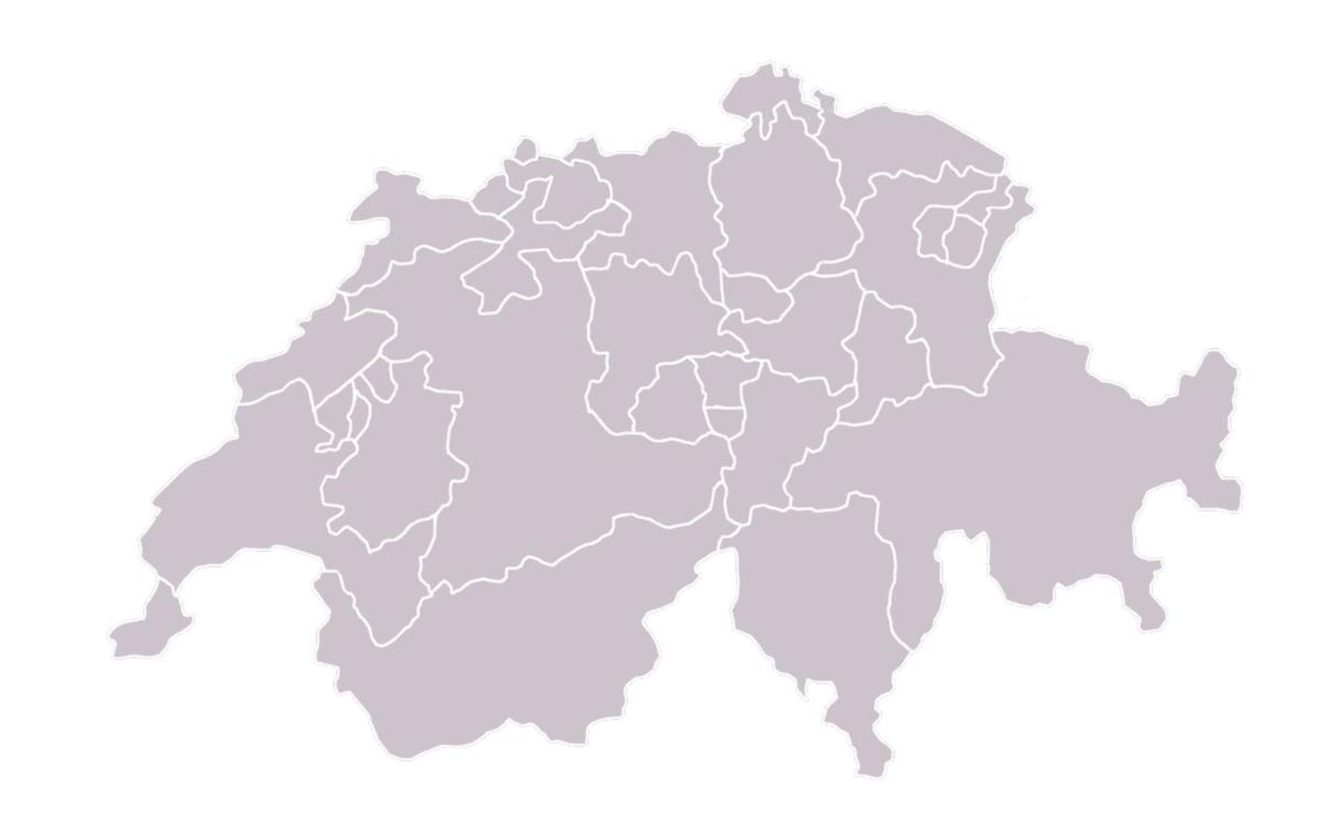 karta över tomt karta över schweiz