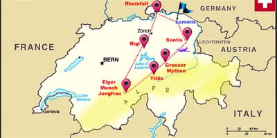 Jungfrau schweiz karta