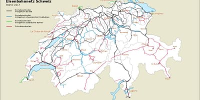 Karta över schweiz hamnar