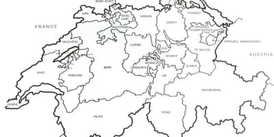 Schweiz tom karta