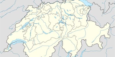 Karta över schweiz karta vektor
