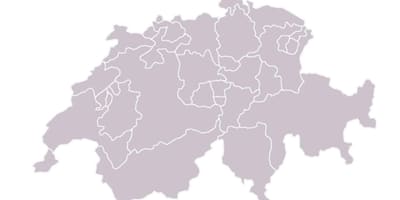 Karta över tomt karta över schweiz